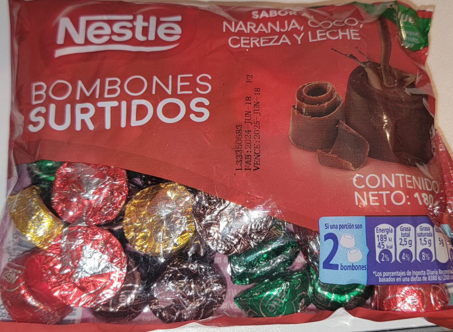 Bombones Chocolates Nestle - EcuaFolk