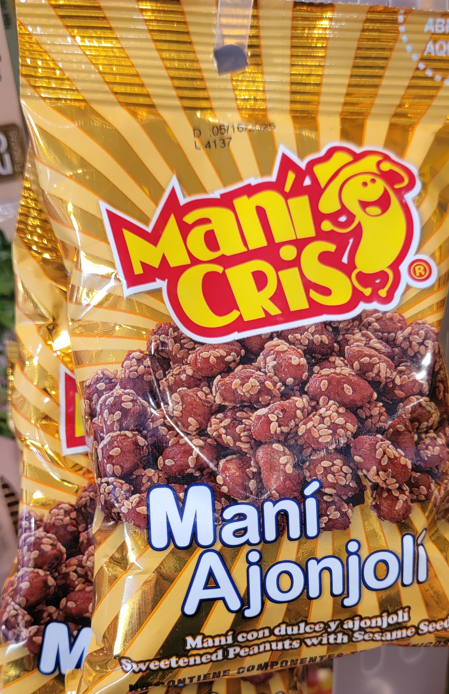 Mani cris -mani ajonjoli - EcuaFolk