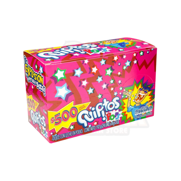 Caja Quipitos Pops X24 Sob 8 Gr