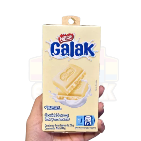 Chocolate Blanco Galak – Pack de 4 Barras