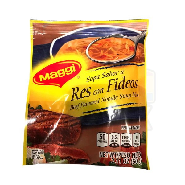 Sopa Maggi res con fideos Instantanea