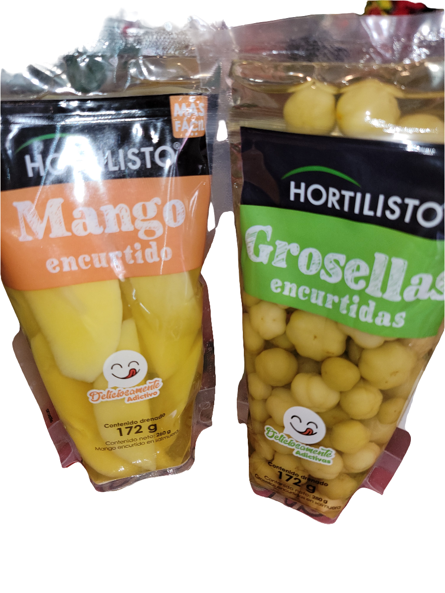 Grosellas y Mangos Encurtidos