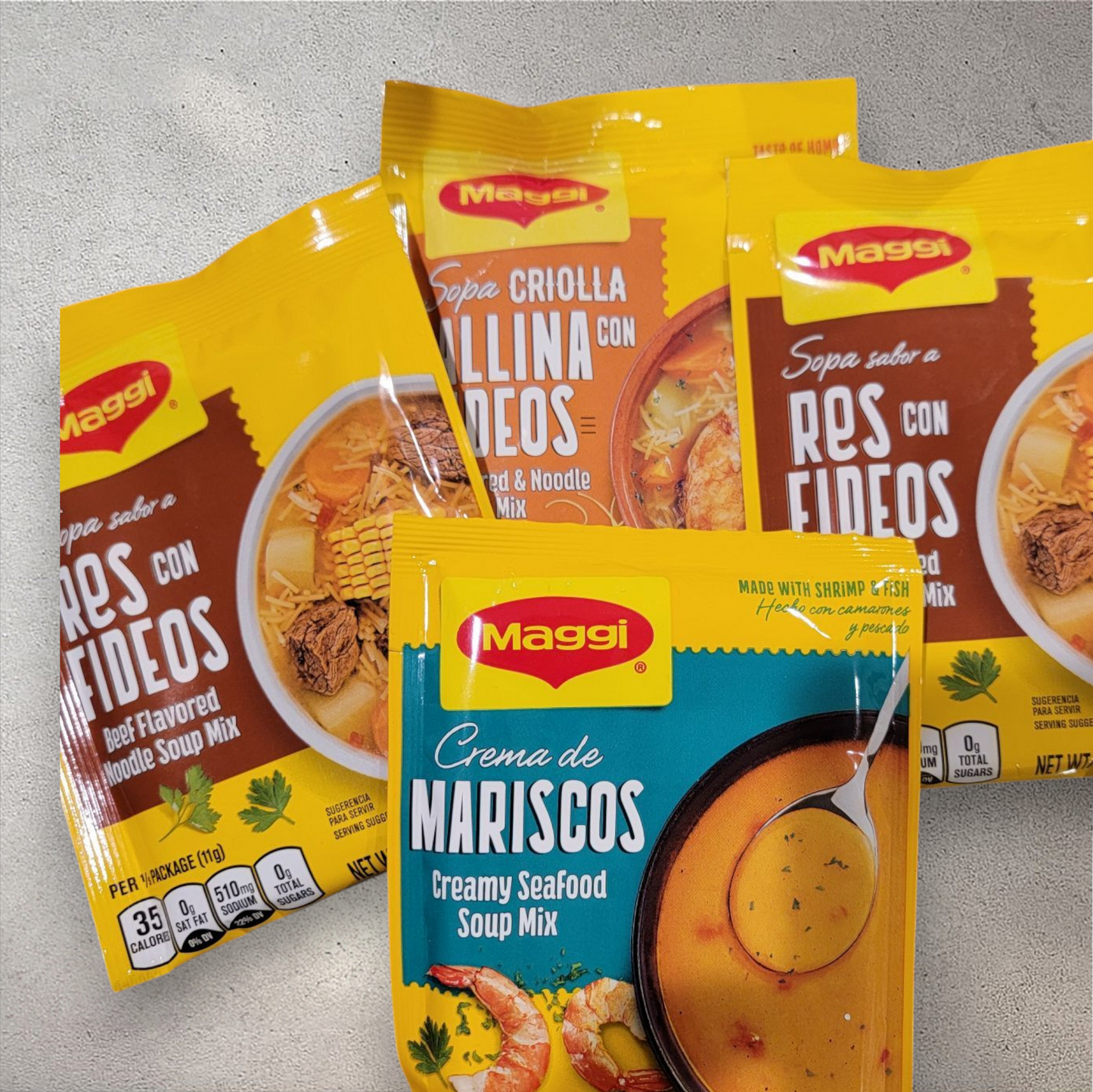 Sopas Maggi instantanea - Instant Soup