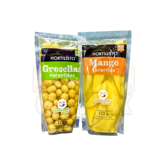 Grosellas y Mangos Encurtidos