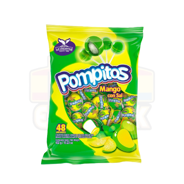 Pompitos Mango con Sal – Dulce, Ácido y Salado en un Solo Bocado