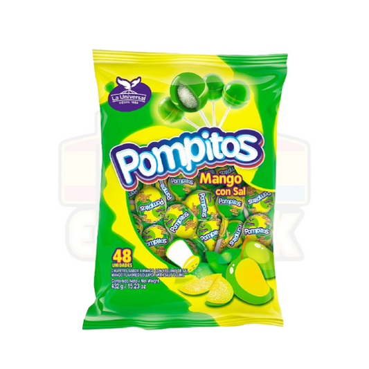 Pompitos Mango con Sal – Dulce, Ácido y Salado en un Solo Bocado