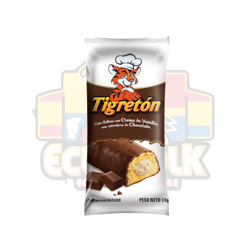 Tigreton Chocolate 50 GR. - EcuaFolk