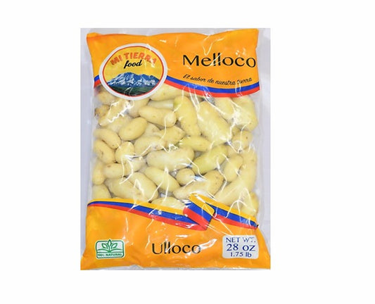 melloco precocido, Melloco Mi Tierra, tubérculos andinos, productos ecuatorianos, comida tradicional andina, cocina ancestral
