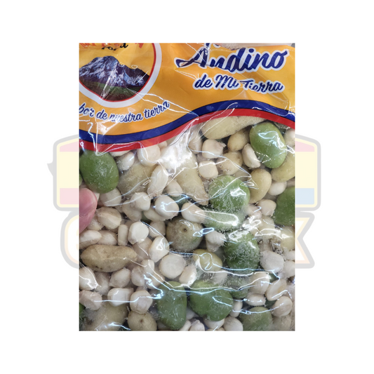 mix maíz habas choclo, Mi Tierra, mezcla andina precocida, productos ecuatorianos, comida tradicional andina